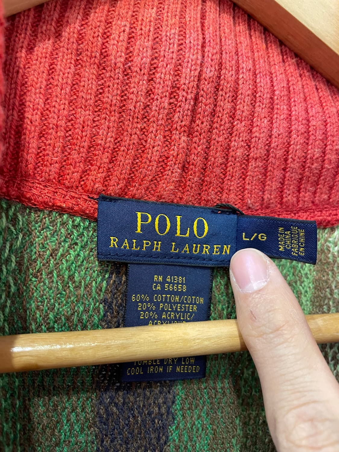 폴로 랄프로렌 에스닉 케이프 가디건 상품이미지2