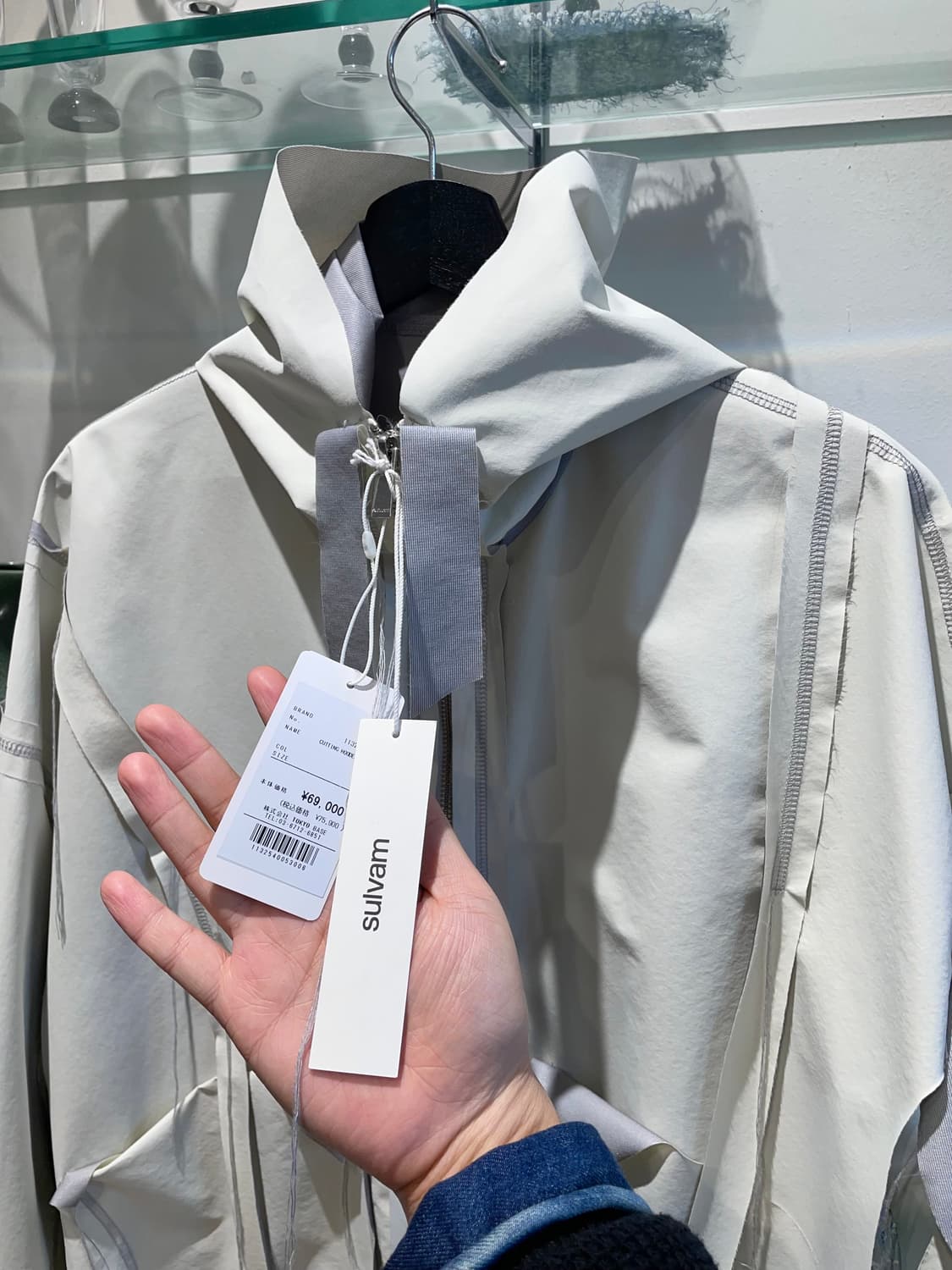 설밤 cutting hooded coat 상품이미지3