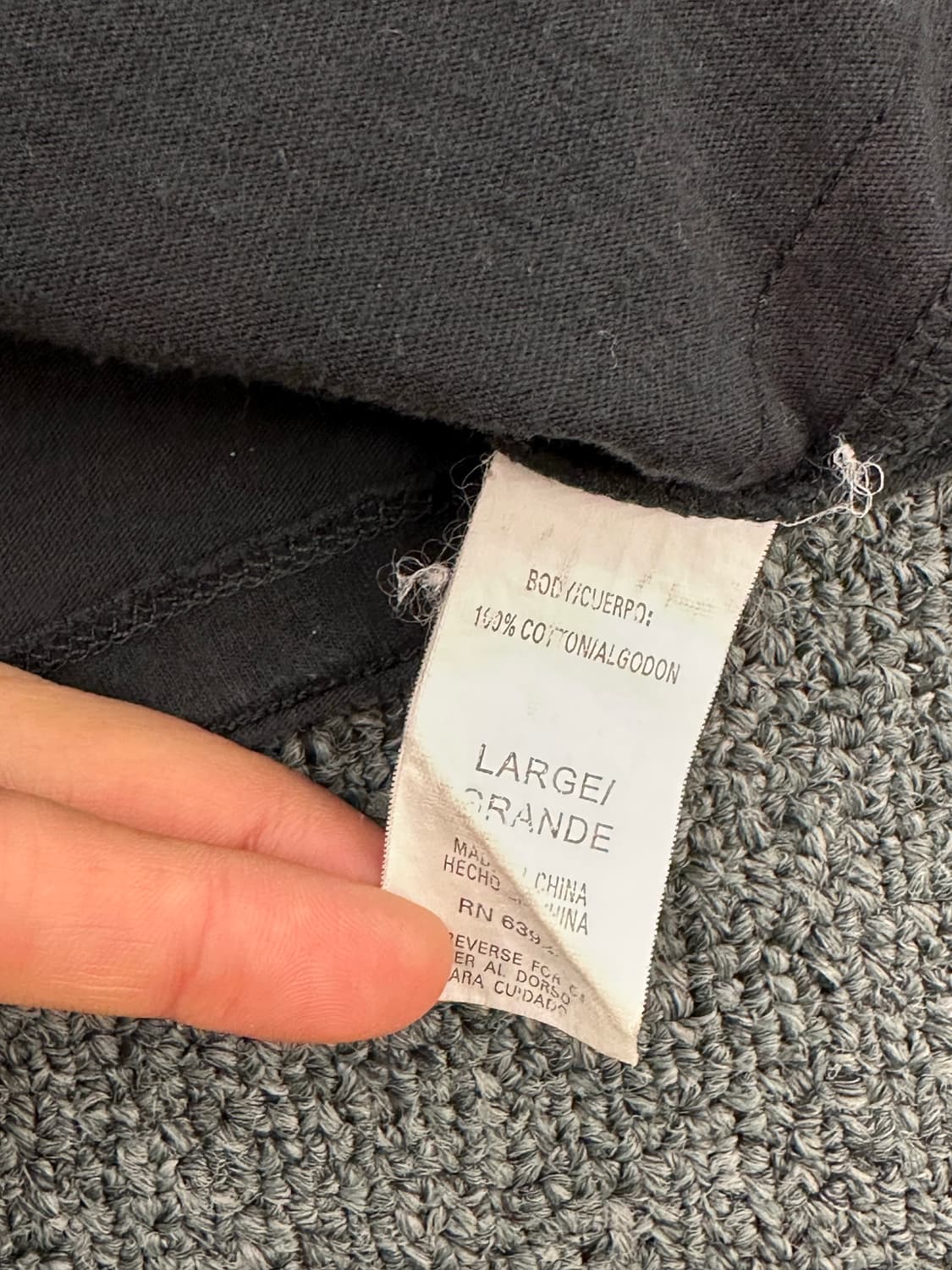 L)American vintage Y2K 스컬프린팅 패턴 브이넥 반팔 상품이미지5