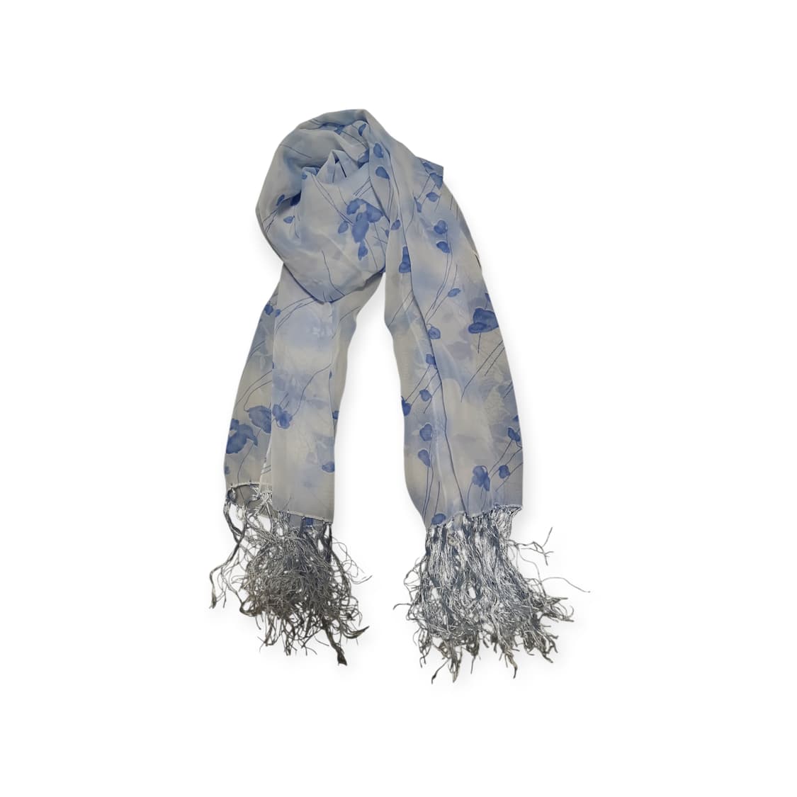 히피 블루 수술 스카프  상품이미지1