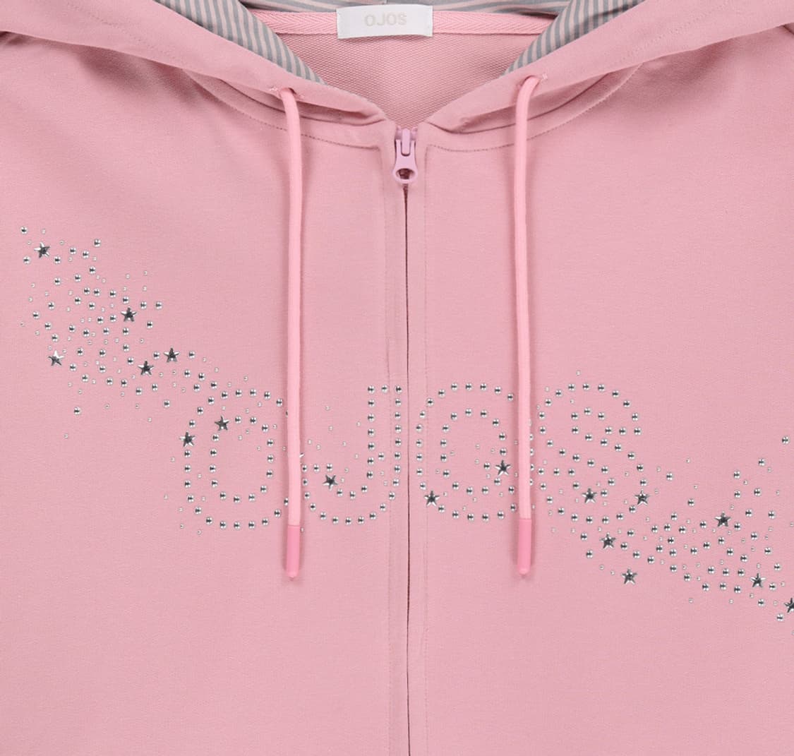 ojos Hotfix Logo Hoodie Zip-up / 2 size 상품이미지3