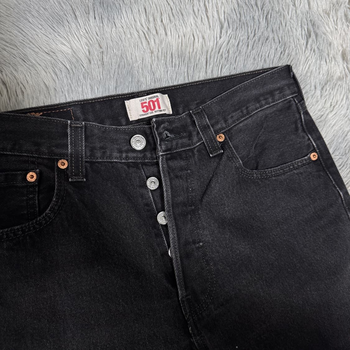 00s 리바이스 501 흑청데님팬츠 30/30 상품이미지3