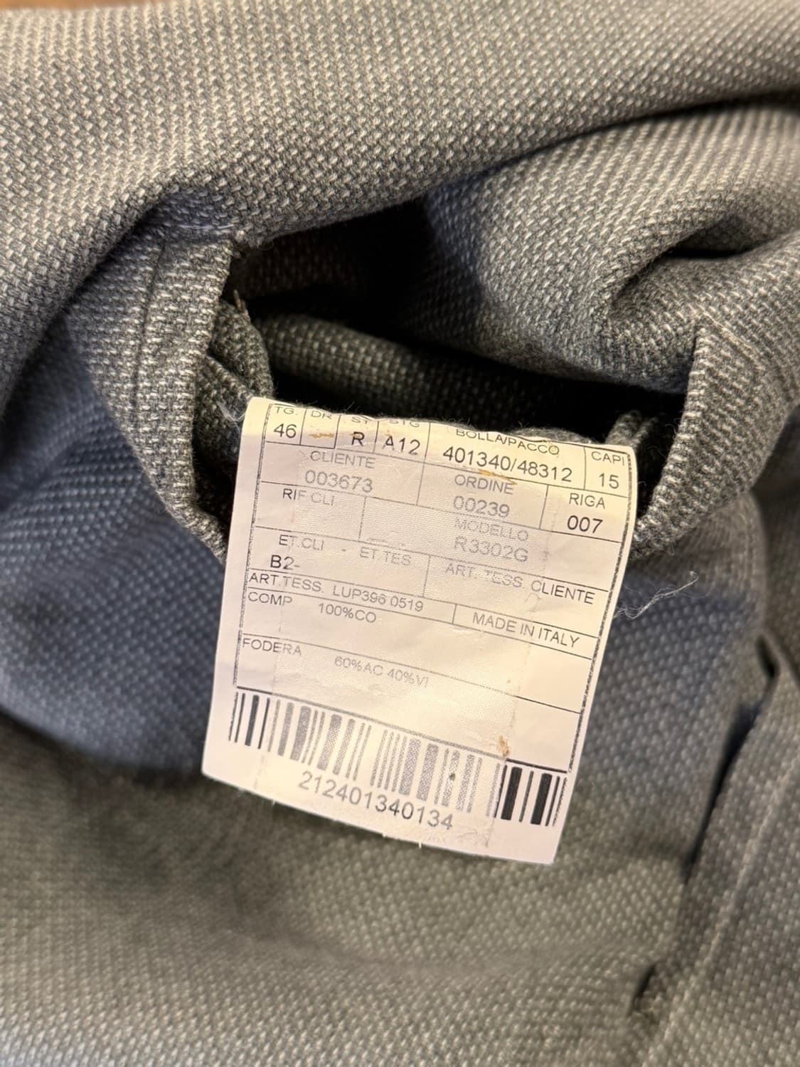 볼리올리 나폴리탄 테일러링 자켓 남성슬림100-100 상품이미지10