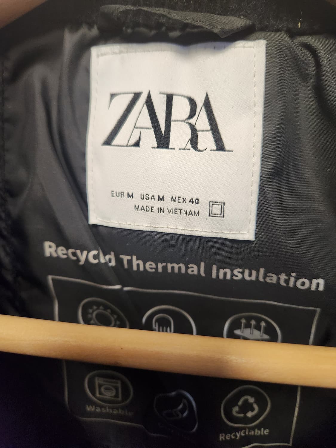 자라 코듀로이 퀼팅 자켓 M 상품이미지2