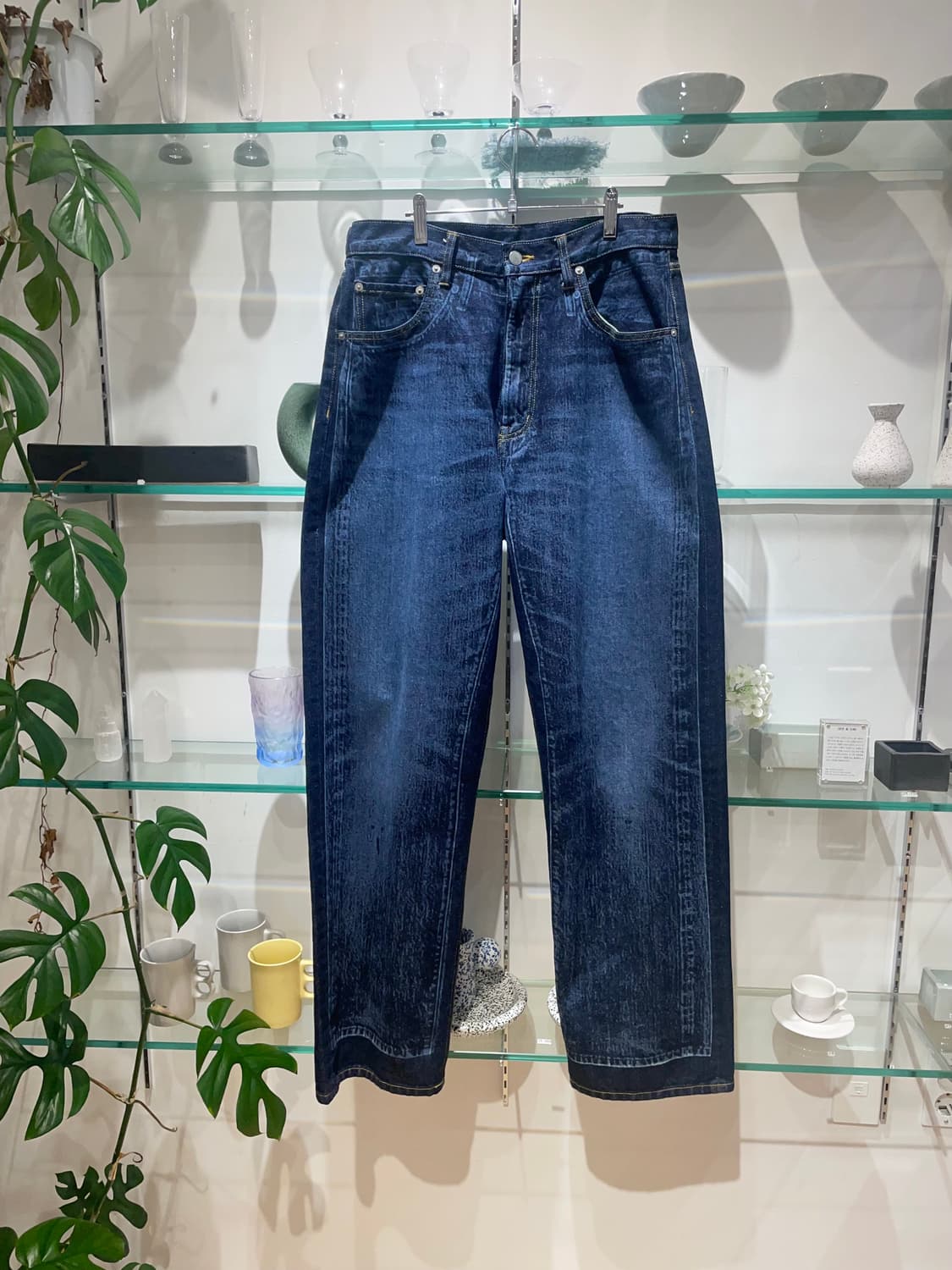 YOKE laser processed 5p denim pants 상품이미지1