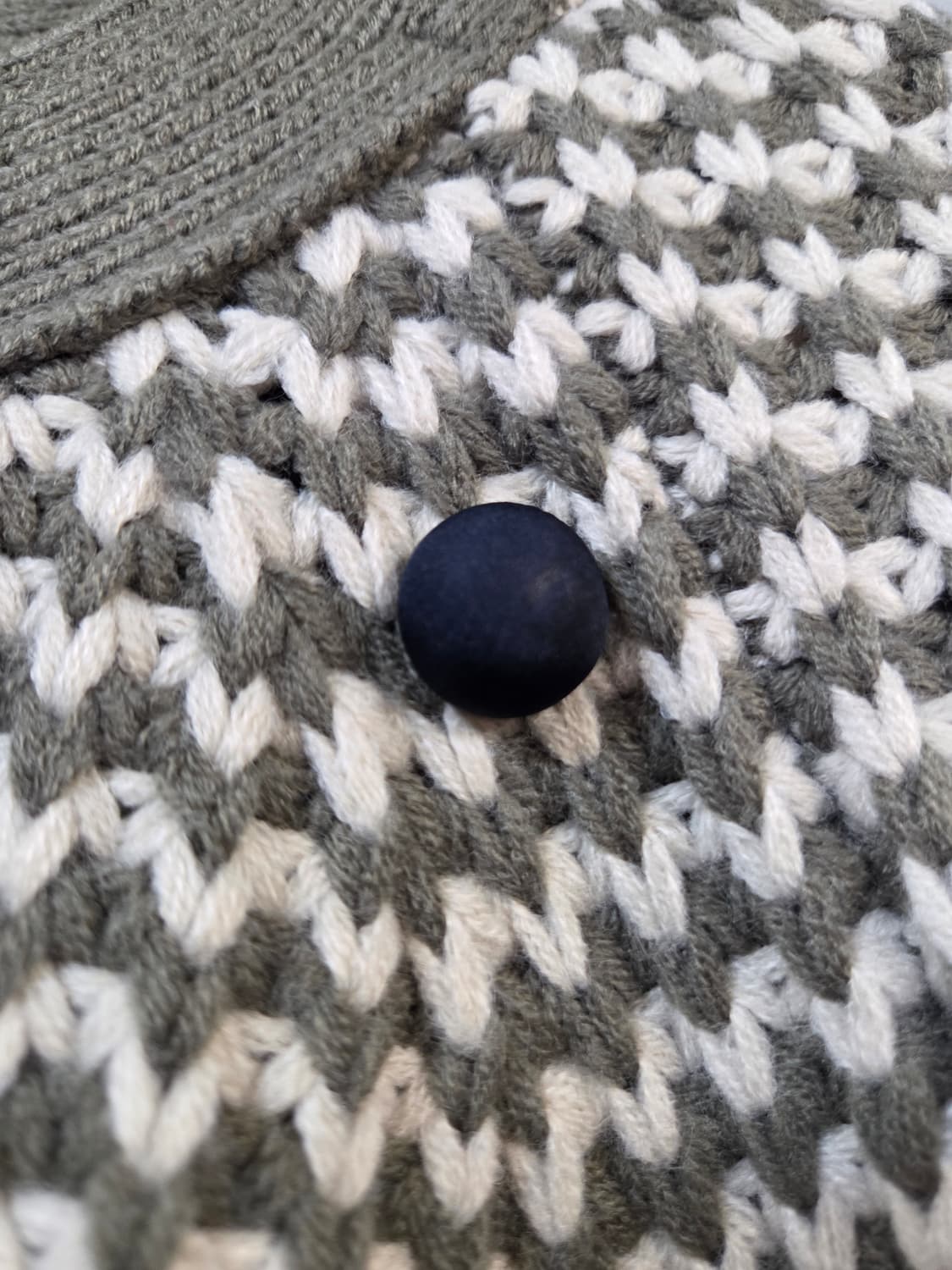 G-STAR그레이/화이트 배색 니트 스웨터(S/M) 상품이미지3