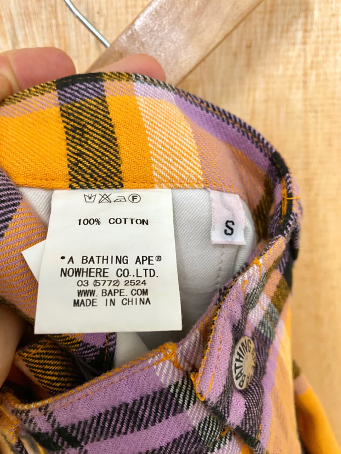 BAPE check half pants 베이프 체크 반바지 상품이미지10