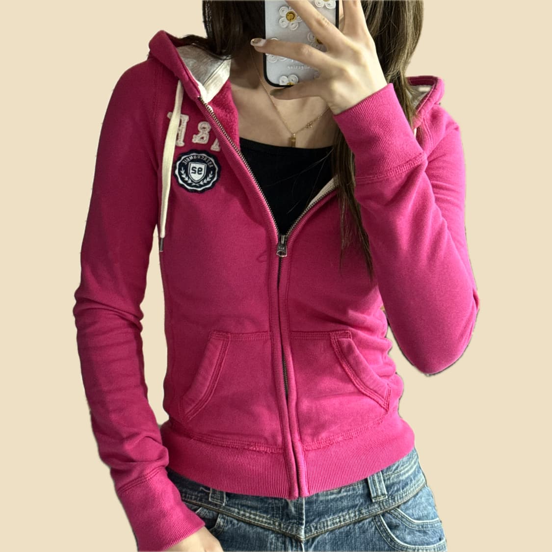 아베크롬비 딱붙 후드집업 상품이미지1