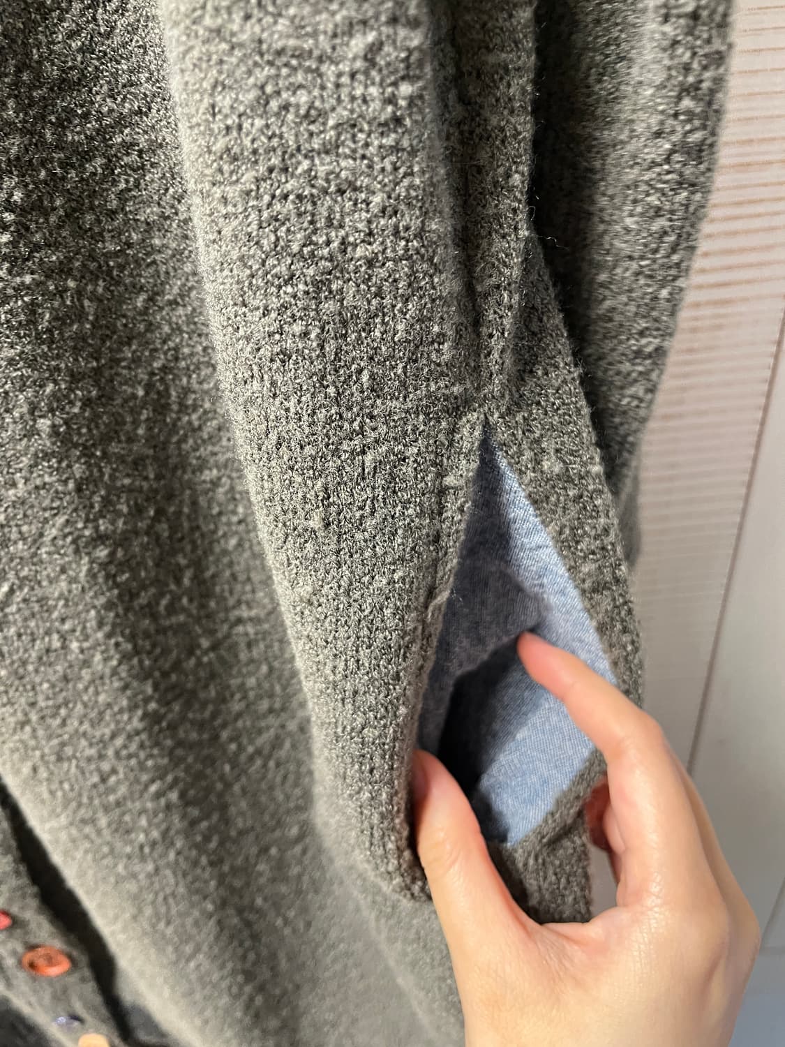 모리걸 단추 후드집업 원피스 하구미 상품이미지3