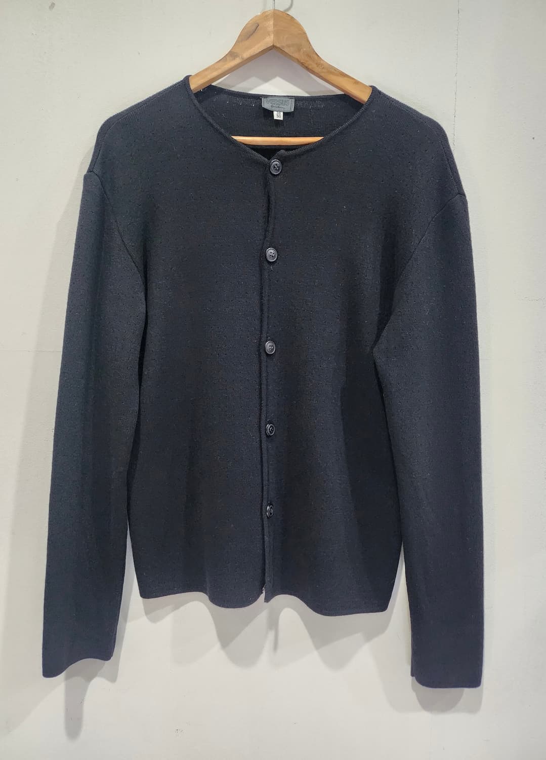 베르수스 블랙 니트 가디건 36/50 정품 상품이미지1