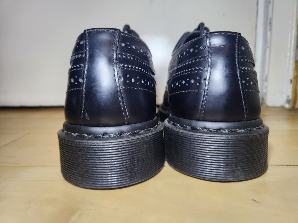 (260)닥터마틴 윙팁 블랙 더비슈즈 상품이미지7