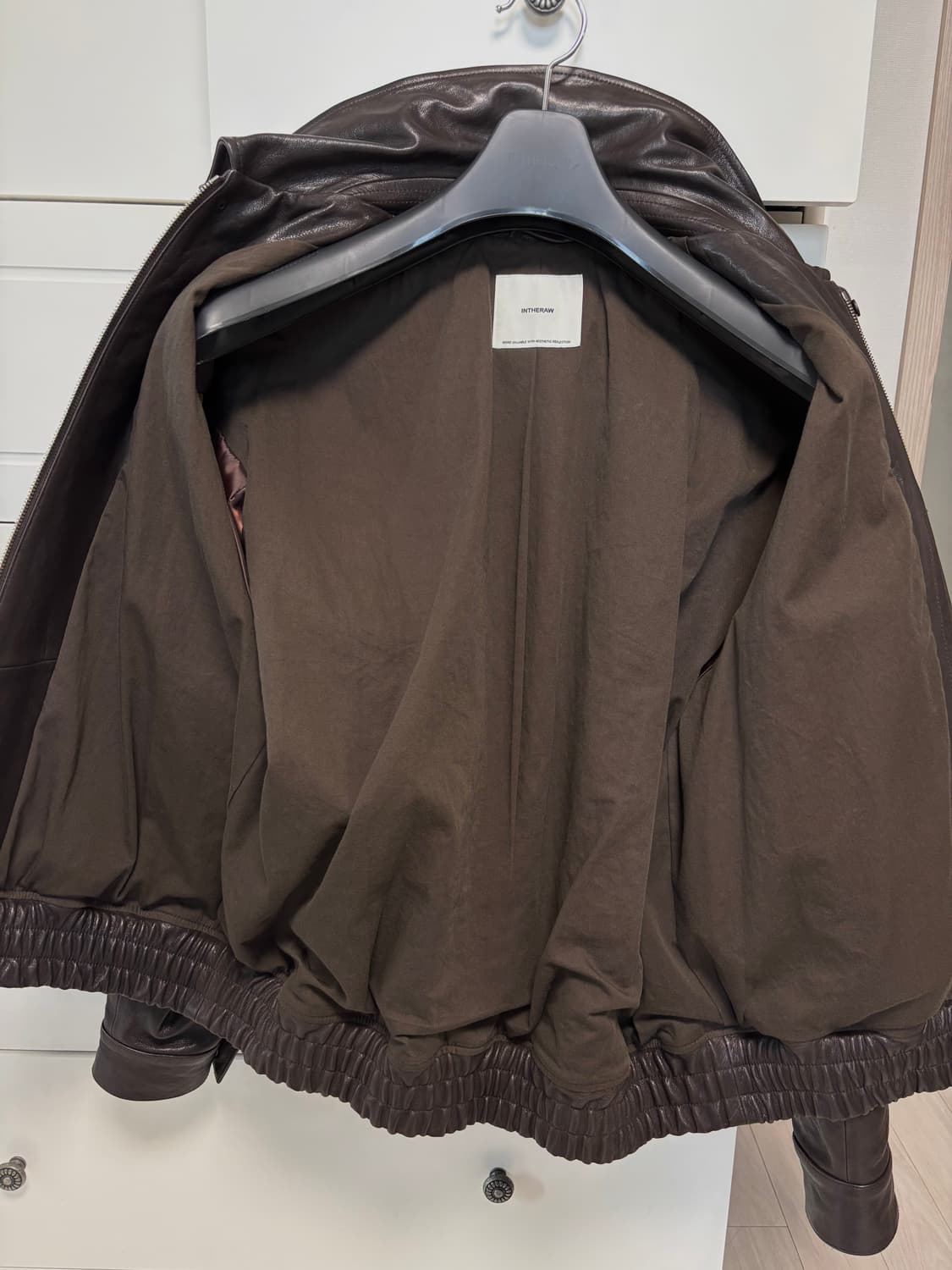 인더로우 리더 A2 자켓 다크 브라운 1size 상품이미지7