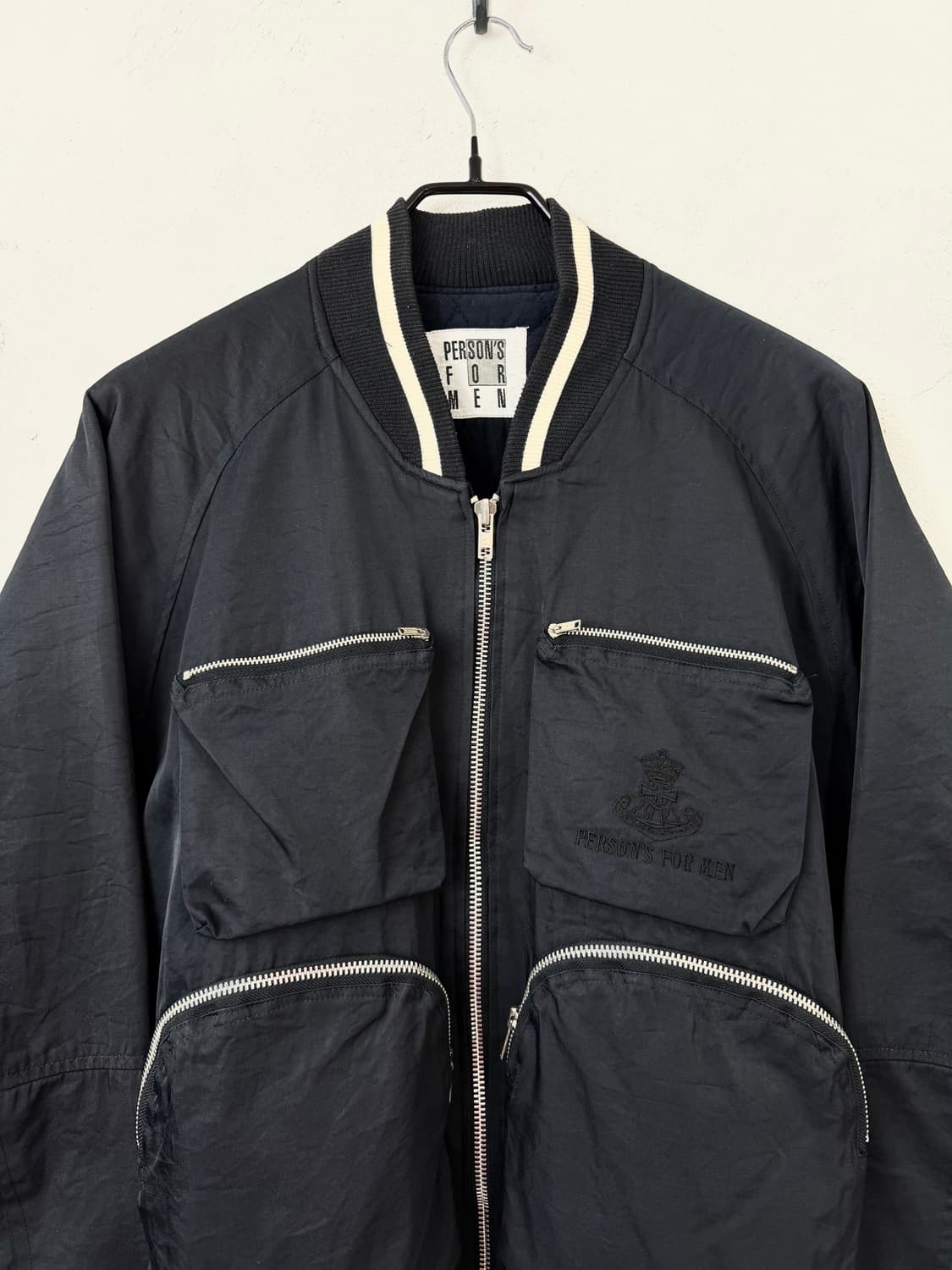 80s PERSON's FOR MEN 3D 카고 봄버 상품이미지3