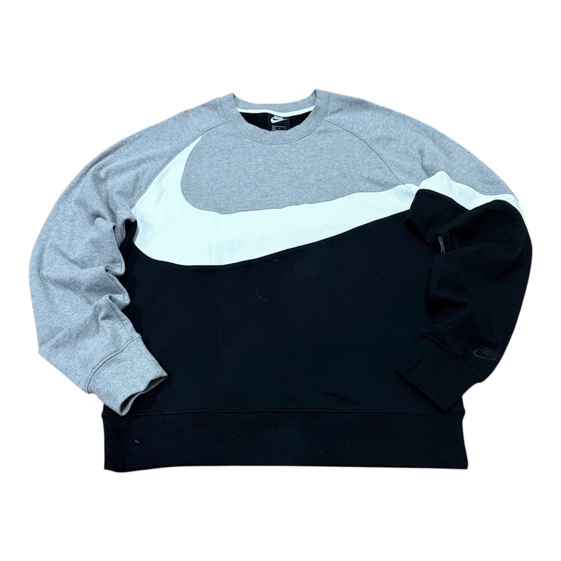 나이키 빅로고 배색 맨투맨 상품이미지1