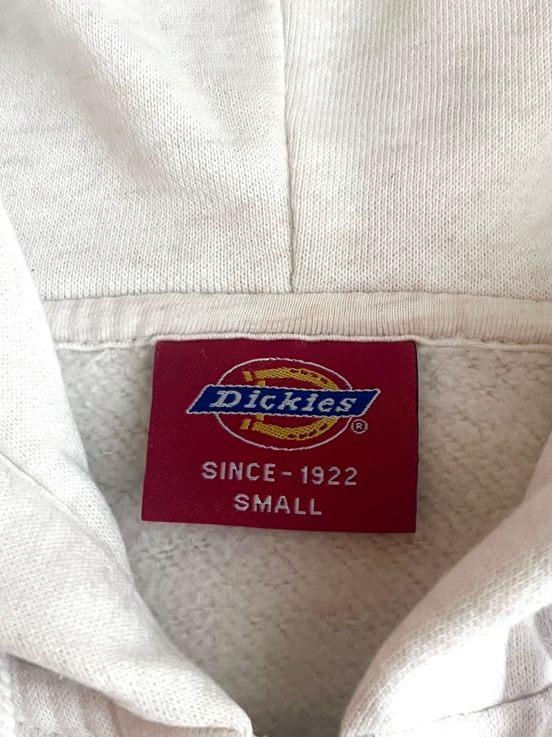 디키즈 후드집업 오트밀 아이보리 크림 s사이즈 상품이미지3