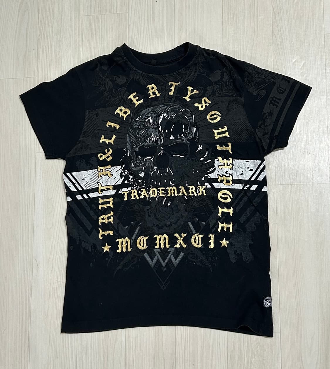 South Pole 펑크 스컬프린팅 반팔 탑  상품이미지1