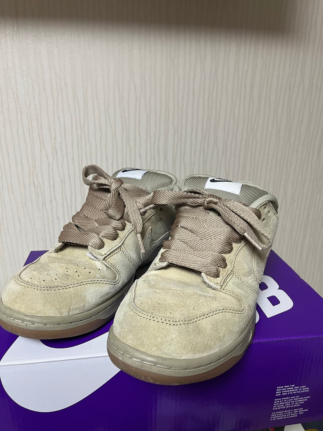 나이키 sb덩크 로우 프로 b 파라슈트 베이지 270 상품이미지1