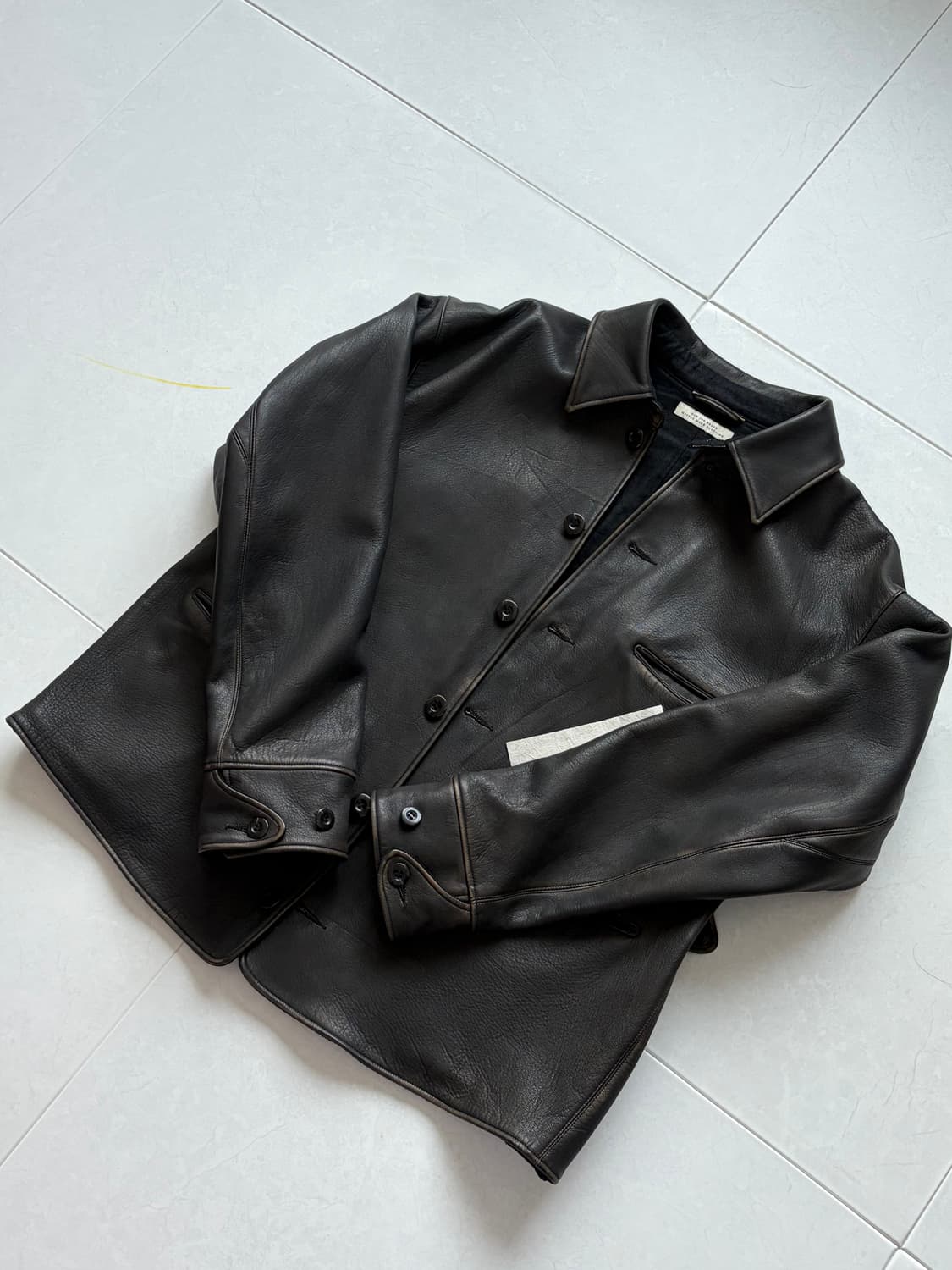 올드조 / 파티나 디어스킨 오토모바일 코트 / 38 상품이미지1