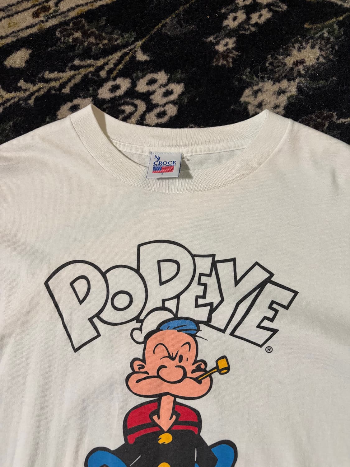 90s Popeye 뽀빠이 빈티지티셔츠  상품이미지4