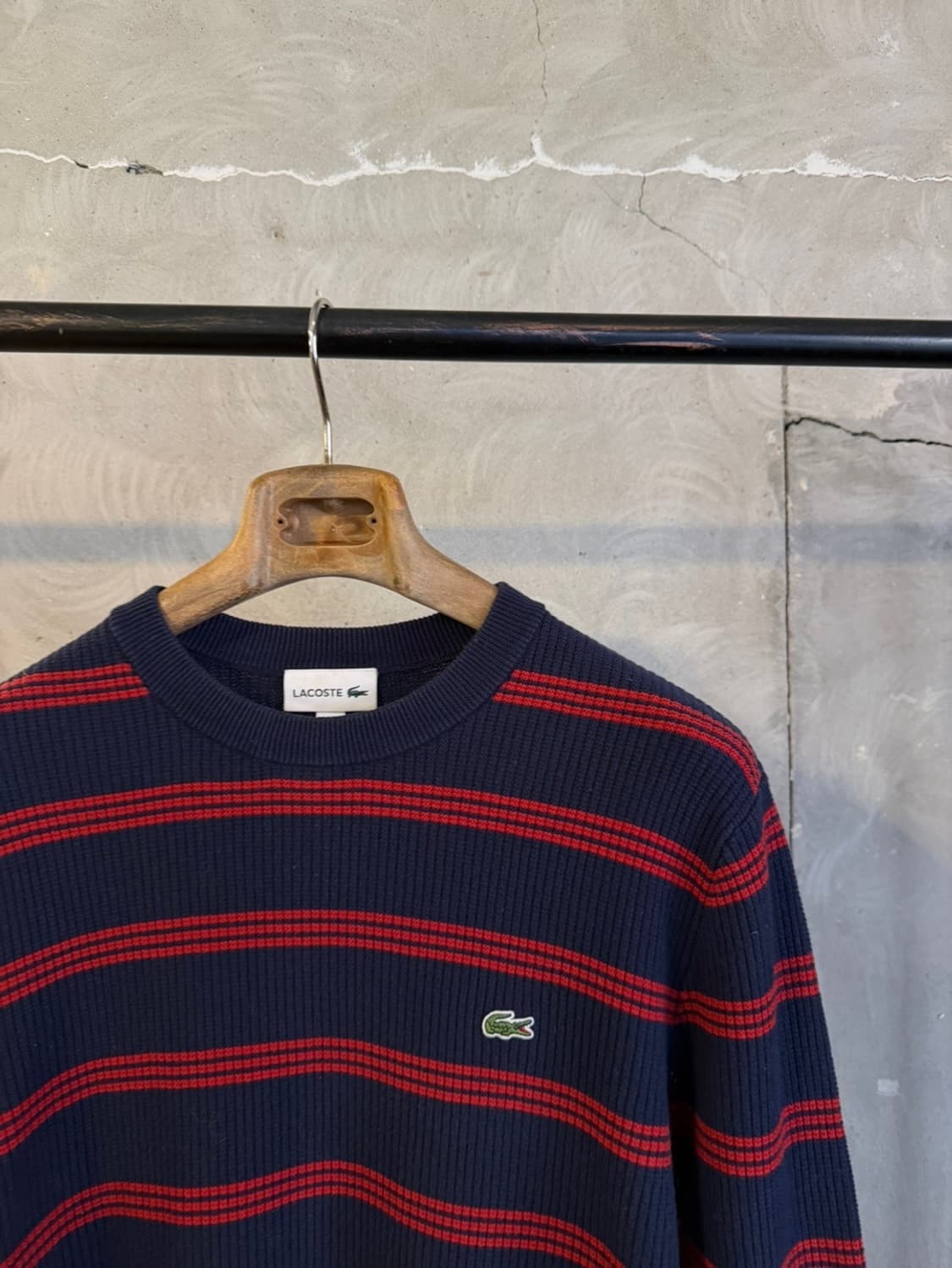 라코스테 스트라이프 니트 100 상품이미지4