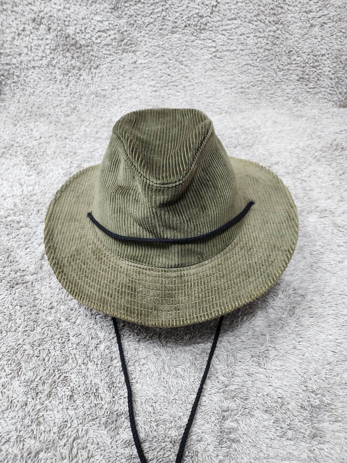 코듀로이 벙거지 모자 카키 새제품 상품이미지2