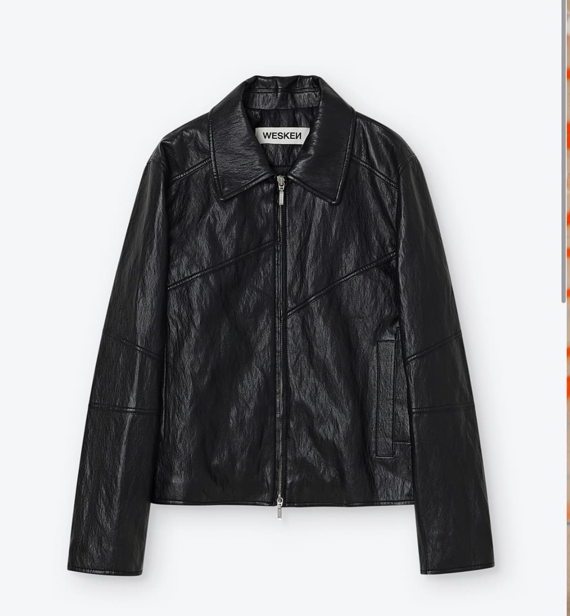 WESKEN 가죽 자켓 OS 상품이미지1