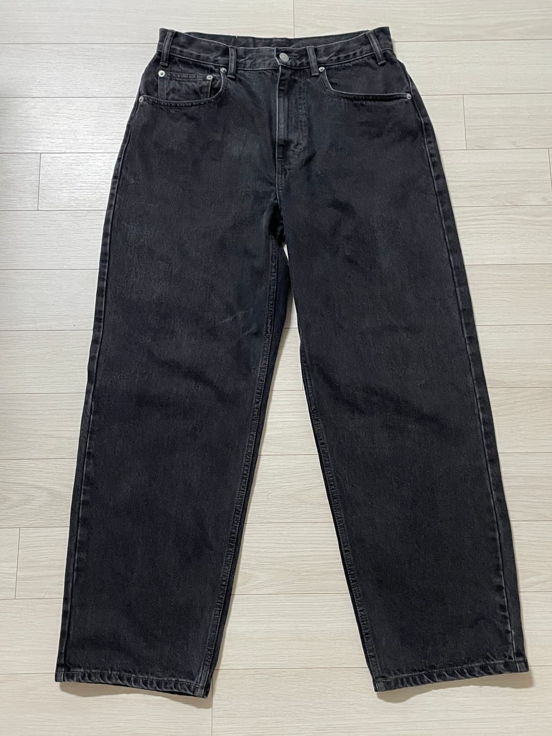 [S]디스이즈네버댓 릴렉스드 진 블랙 상품이미지1