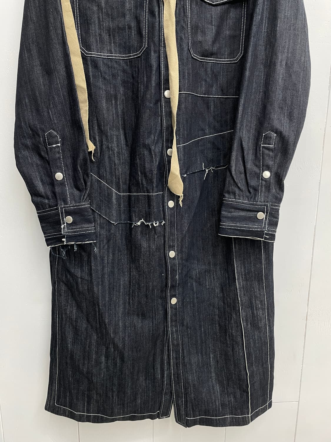 VAO 플래핑 롱 생지데님 자켓 상품이미지9