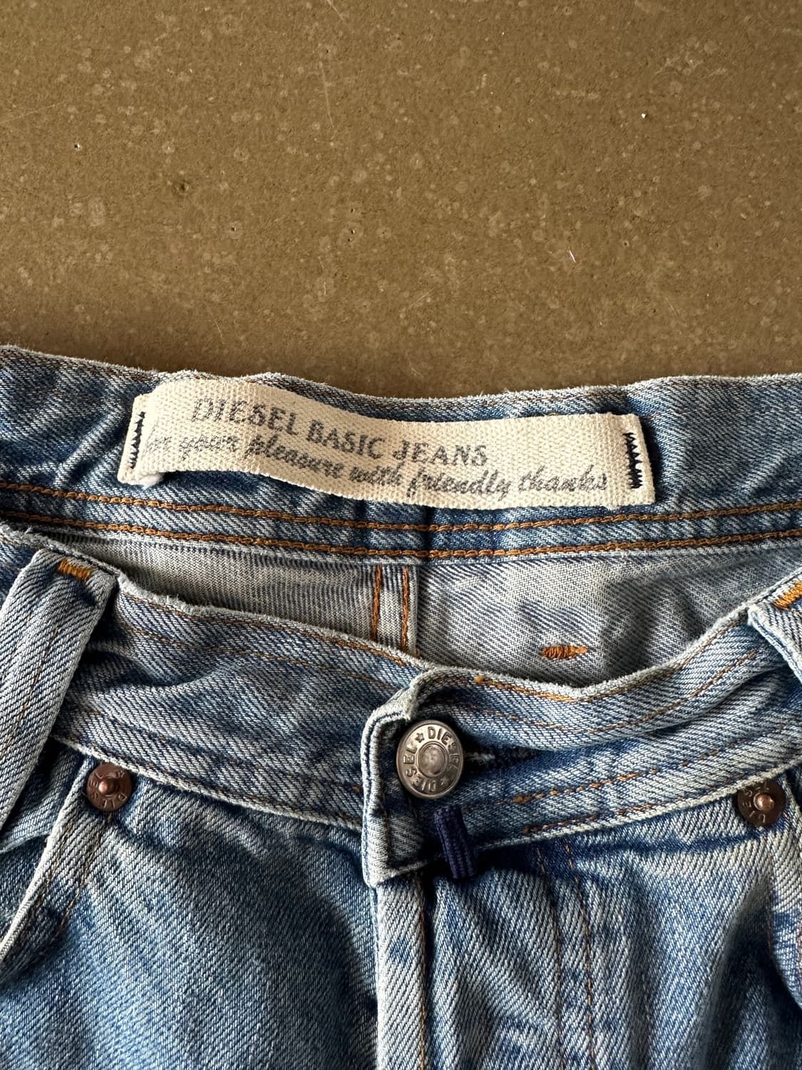 90s DIESEL BASIC JEANS Made in Italy 상품이미지4