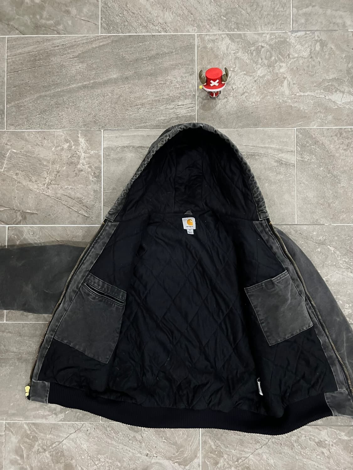 (M) 칼하트 덕 액티브 후드자켓 J130 BLK 블랙 상품이미지3