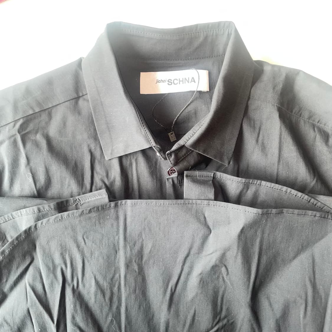 지초이 슈나 셔츠 블랙 상품이미지4