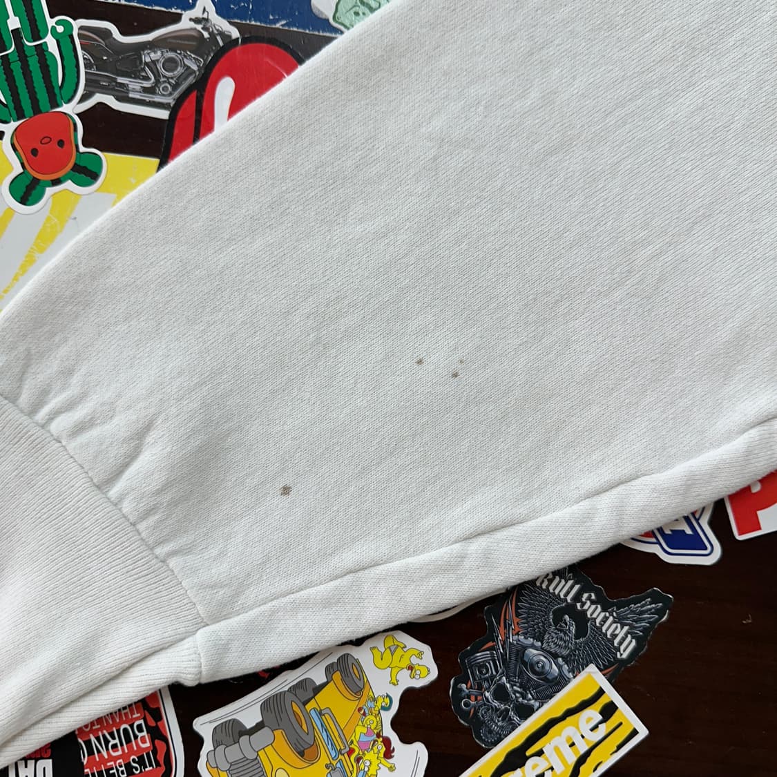 80s USA FOTL 메기 빈티지 스웻셔츠 M 상품이미지6