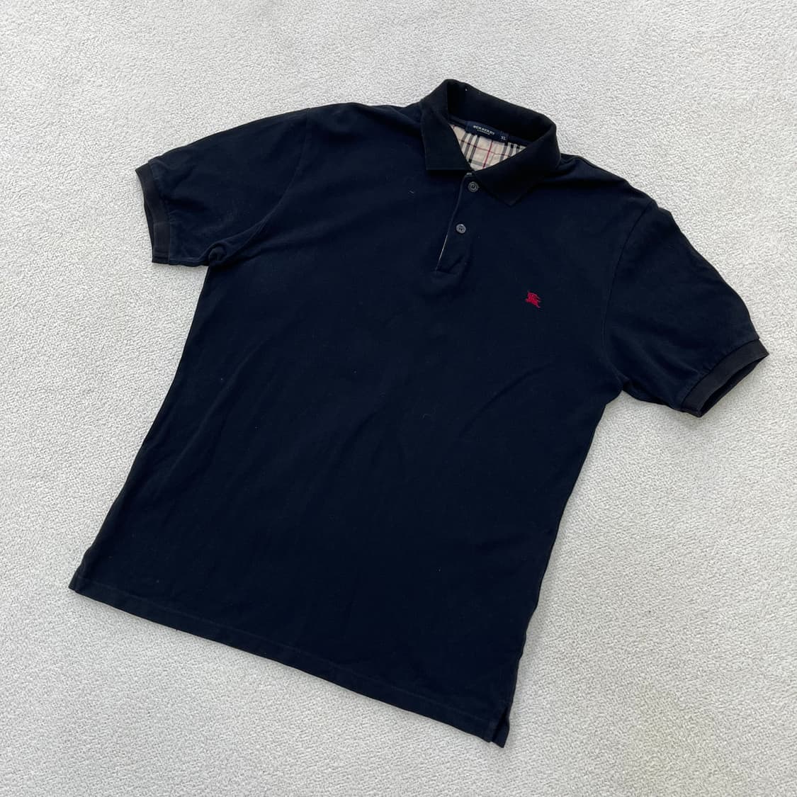 XL 빈티지 반팔 카라 티셔츠 0415M 상품이미지1