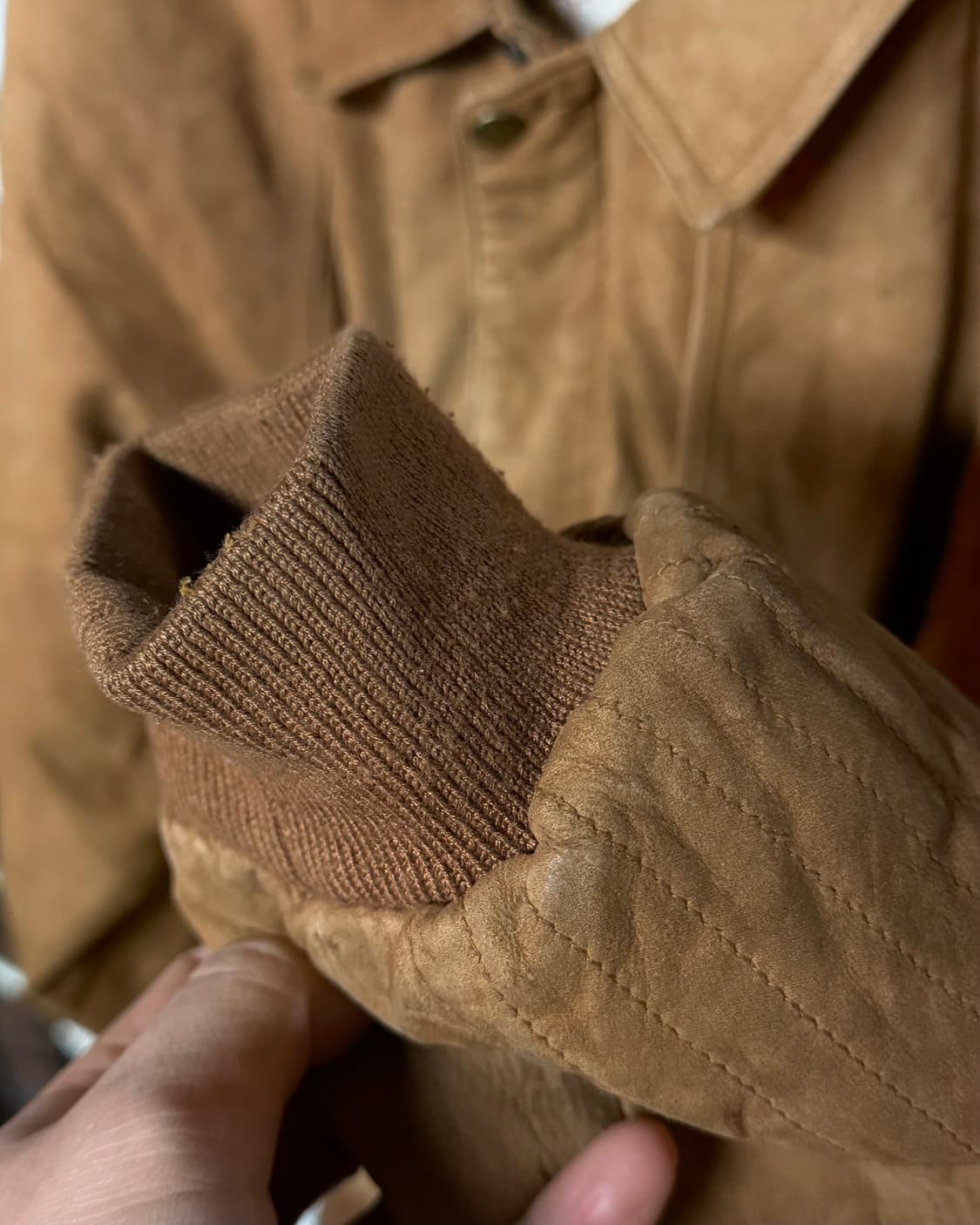 90‘s 말보로 스웨이드 자켓 XL 상품이미지3