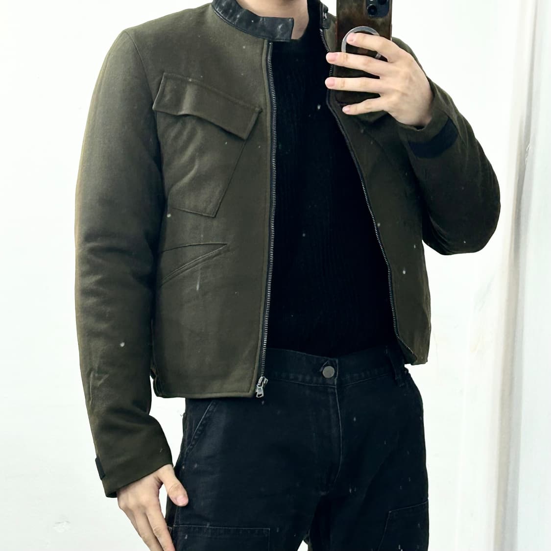 우영미 모직 테크니컬 자켓 상품이미지3