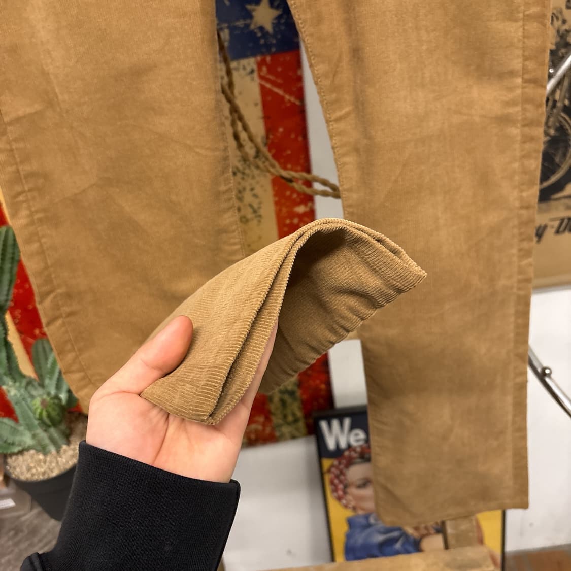 00s JP 리바이스 505 레귤러 스트레이트 브라운 코듀로이팬츠 N87 상품이미지4