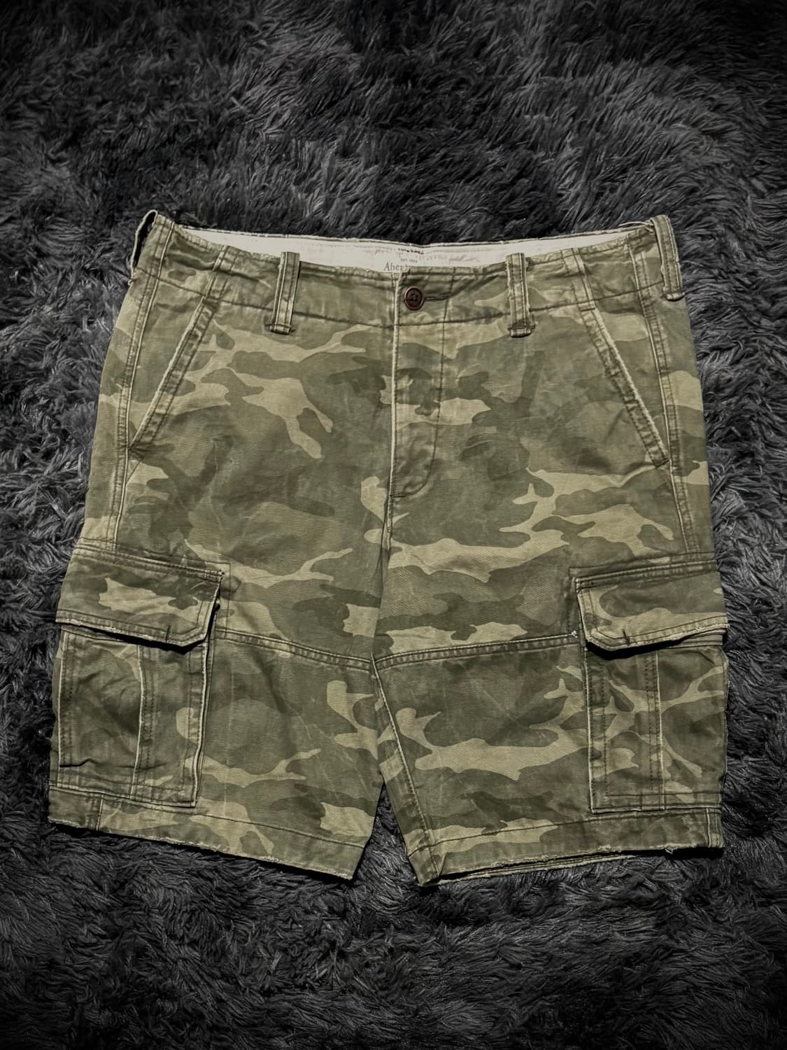 Abercrombie 카모 카고 버뮤다팬츠 상품이미지1
