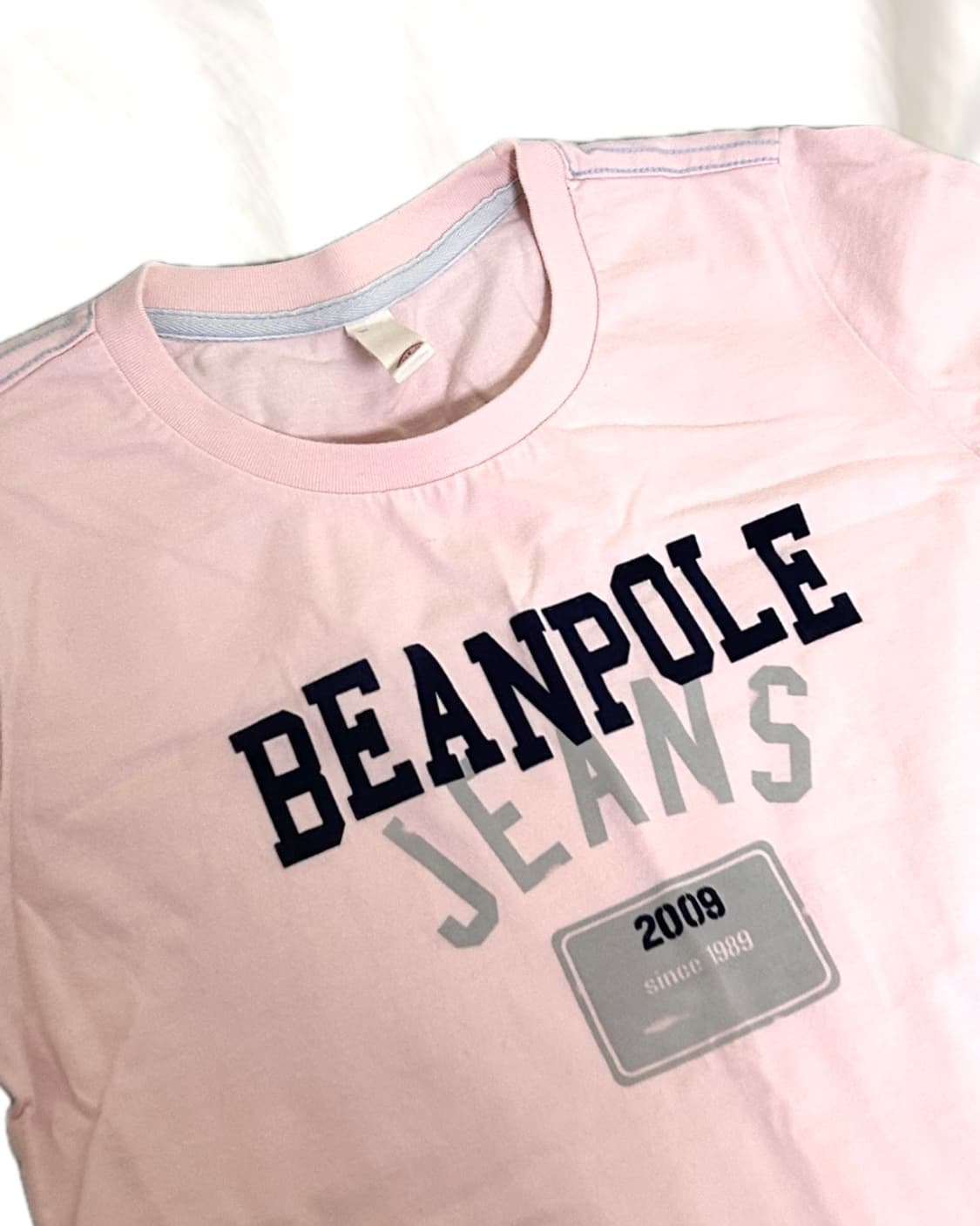 빈티지 빈폴진스 딸기우유 반팔 티셔츠 상품이미지2