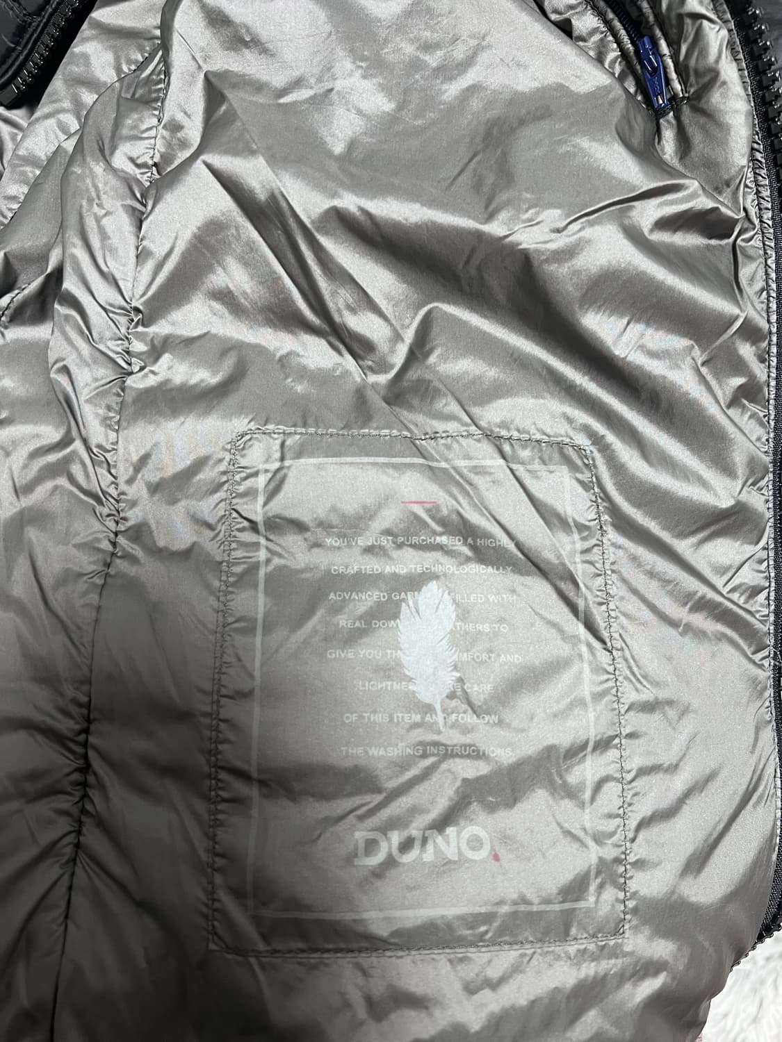 DUNO 두노 이태리 경량패딩 블랙 50 (100) 상품이미지6