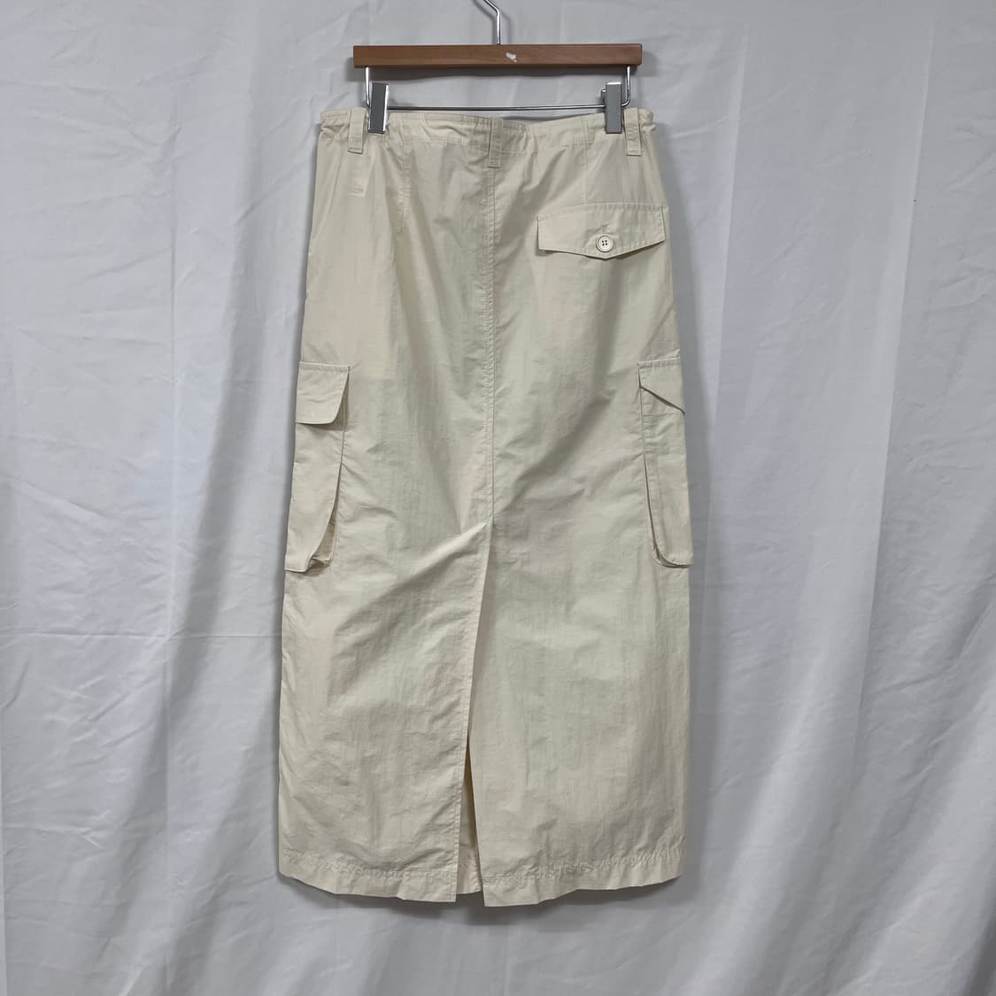 구호플러스 스트링 카고 롱스커트 상품이미지2