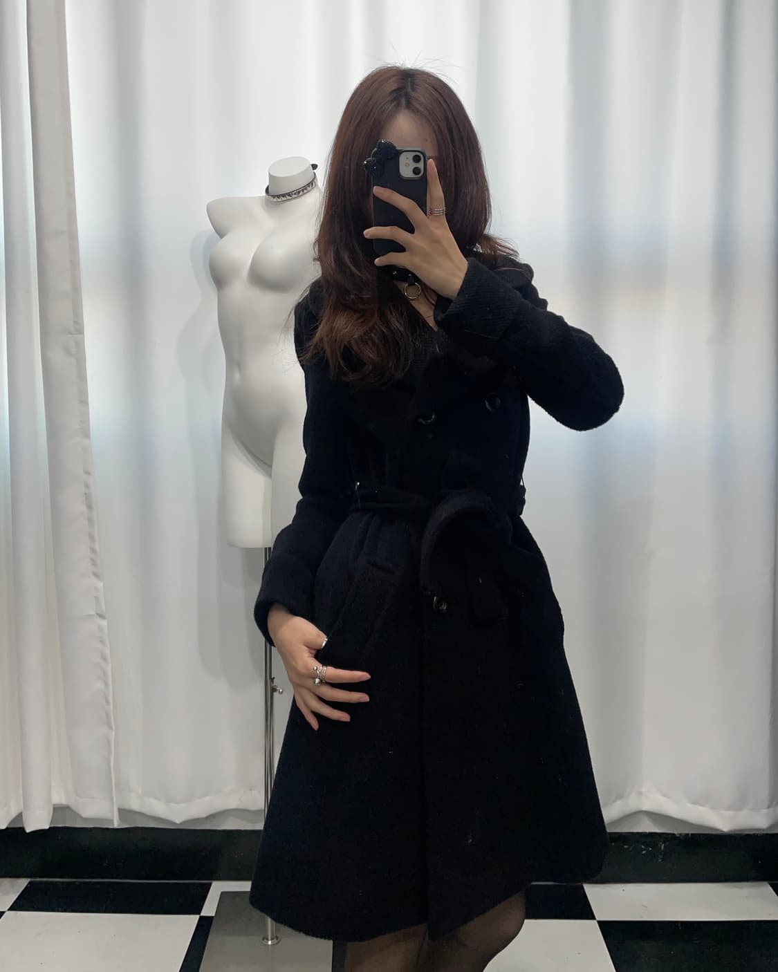 🎸블랙 코트🎸 상품이미지2