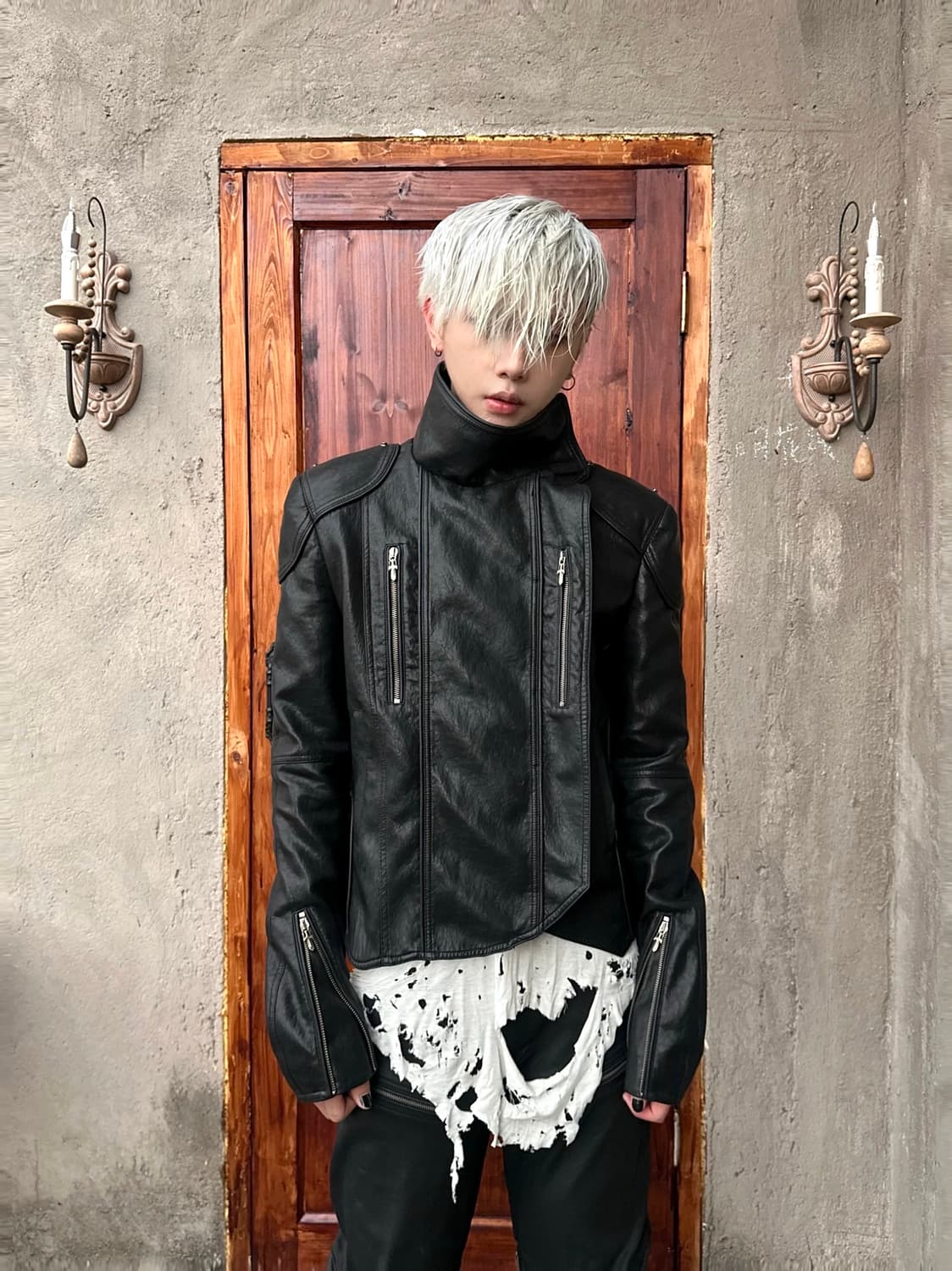 Apex Leather Zip Jacket 상품이미지7