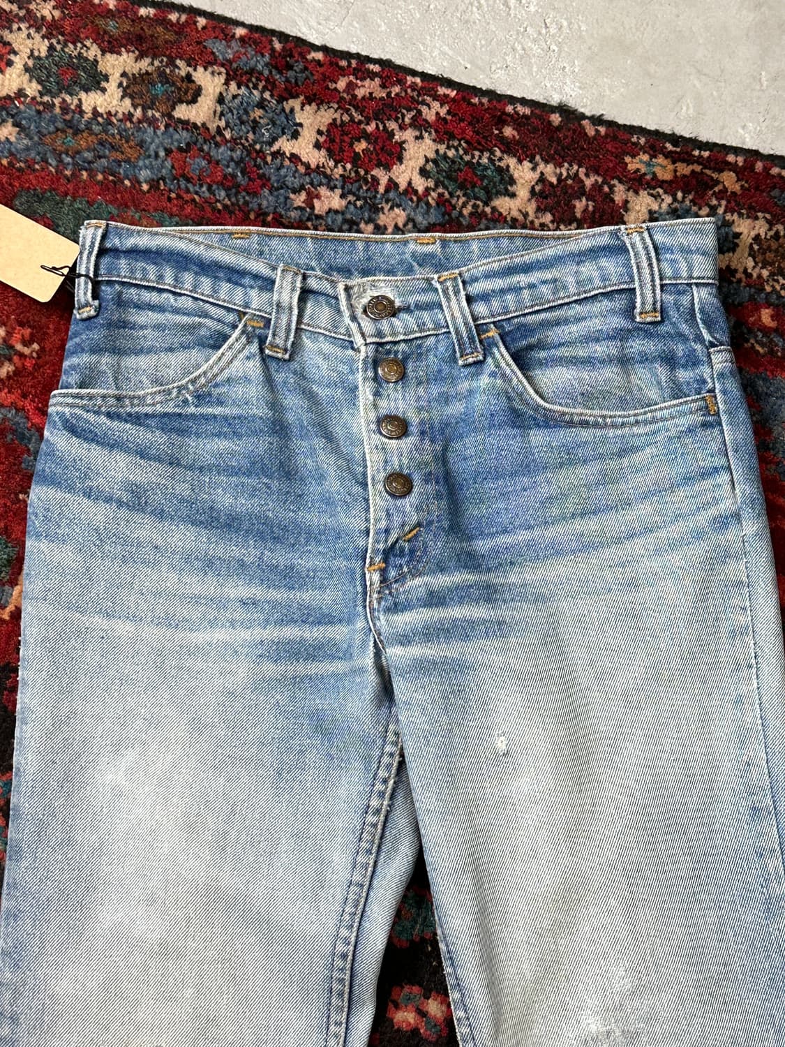 80's USA Made 빈티지 리바이스 684 벨바텀 부츠컷 체인스티치 상품이미지5