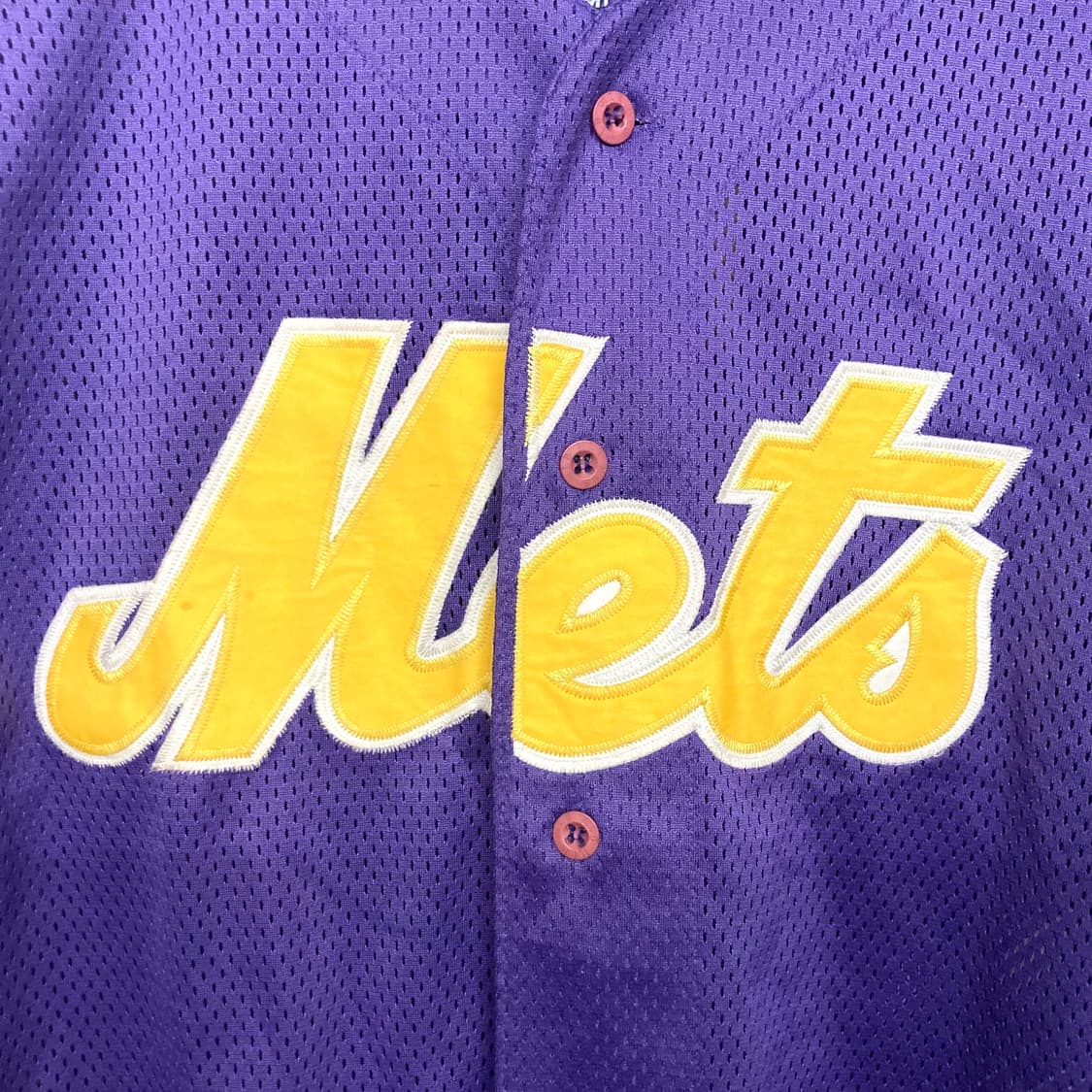 90‘s MLB 뉴욕 메츠 베이스볼 저지 상품이미지3