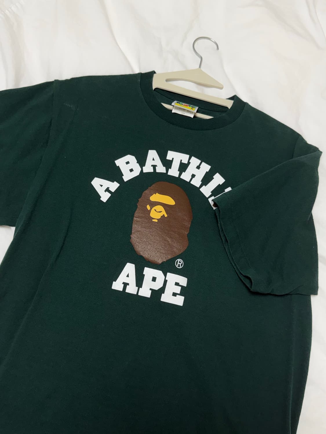 베이프 반팔 녹색 M 상품이미지1