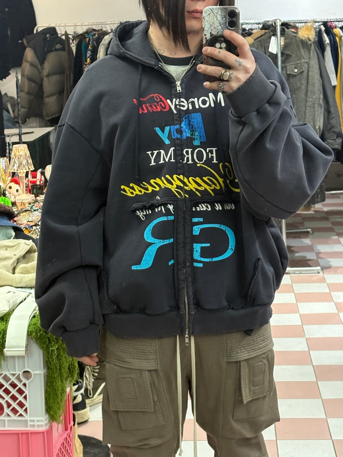 TTF✳️프로젝트GR 해피니스 투웨이 집업 상품이미지1