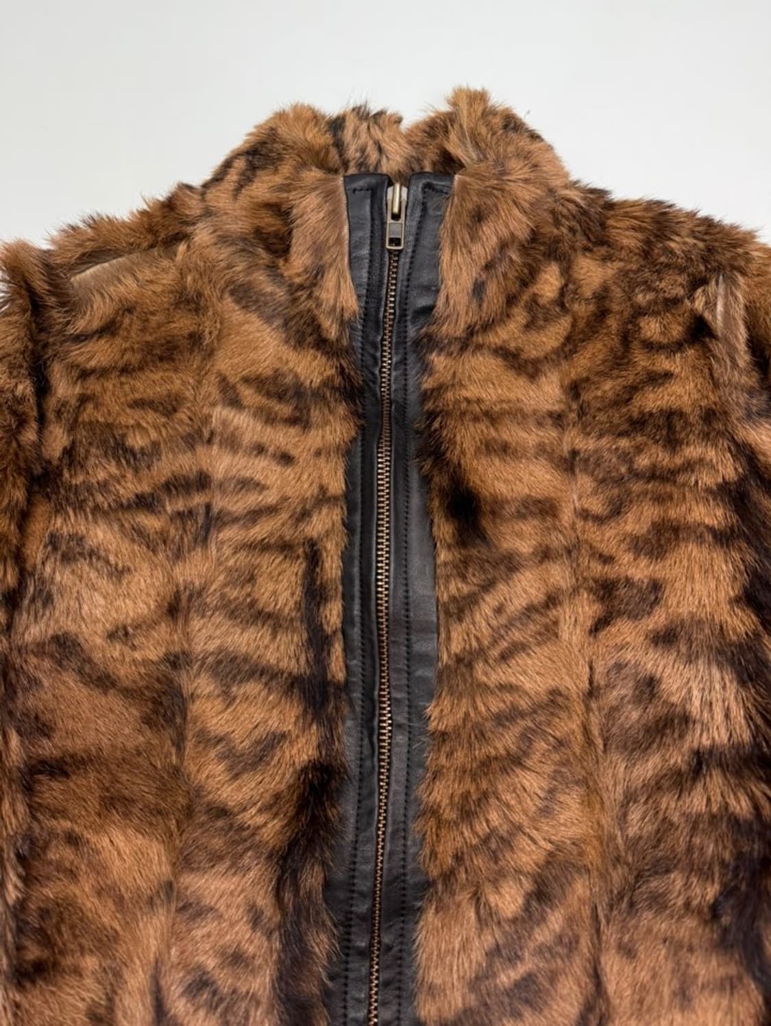 VTG TIGER PATTERN FUR JACKET 상품이미지2