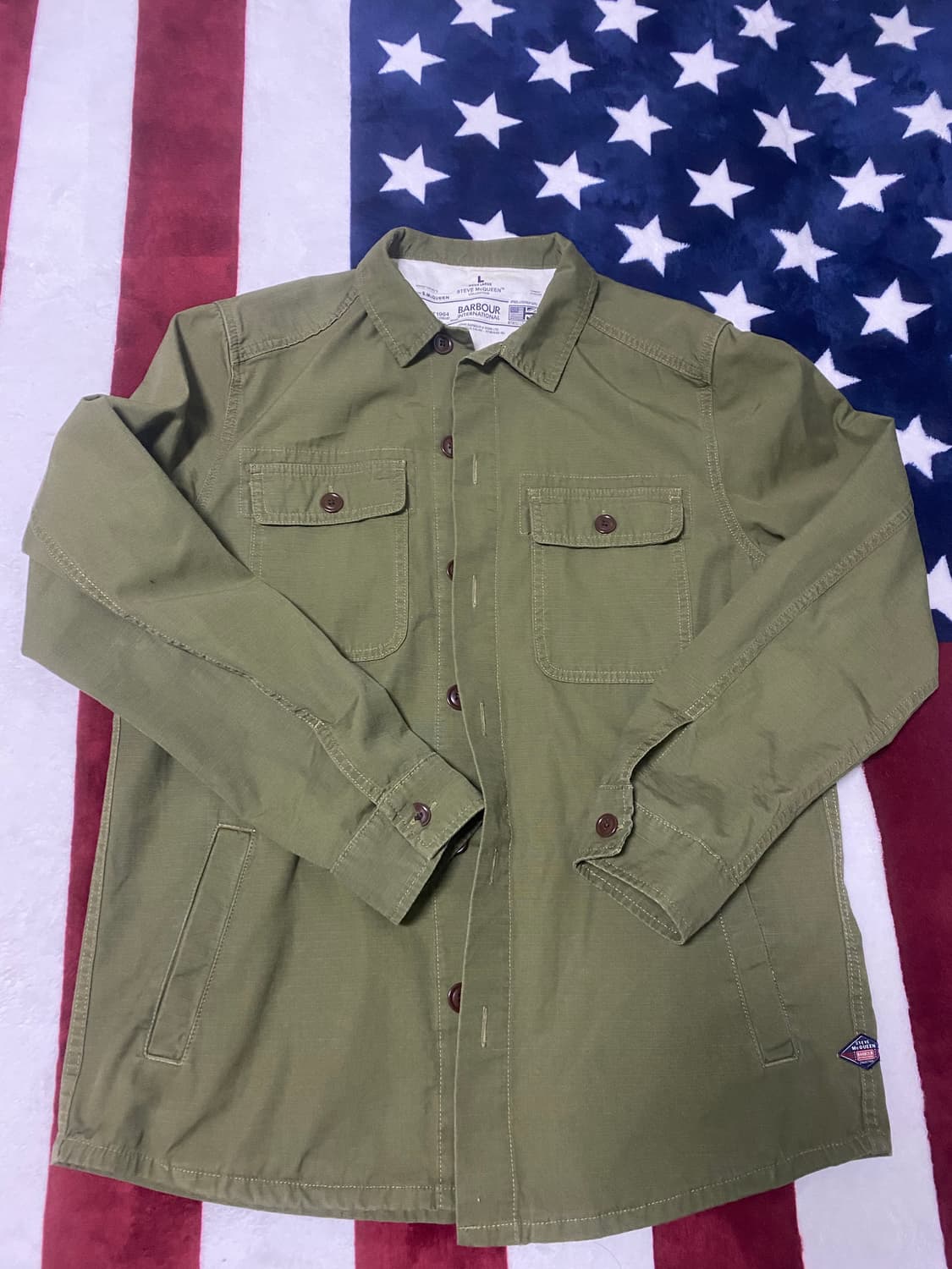 스티브맥퀸 바버 셔츠 자켓 상품이미지1