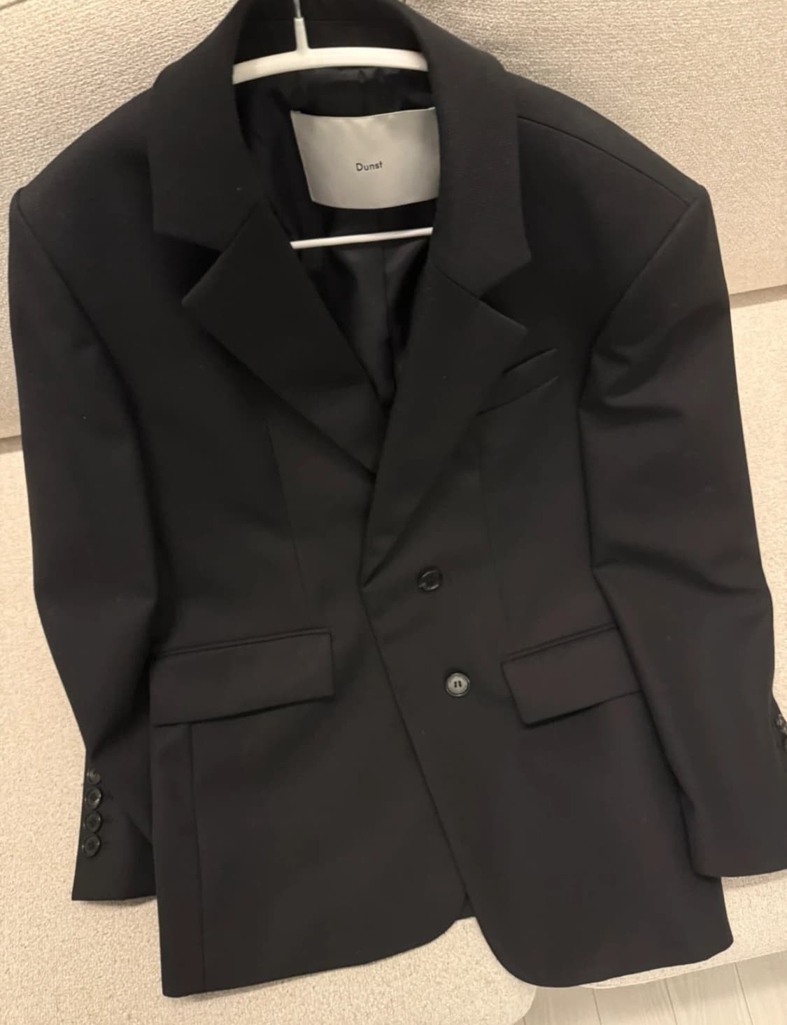 던스트 울 블레이저 블랙 상품이미지1