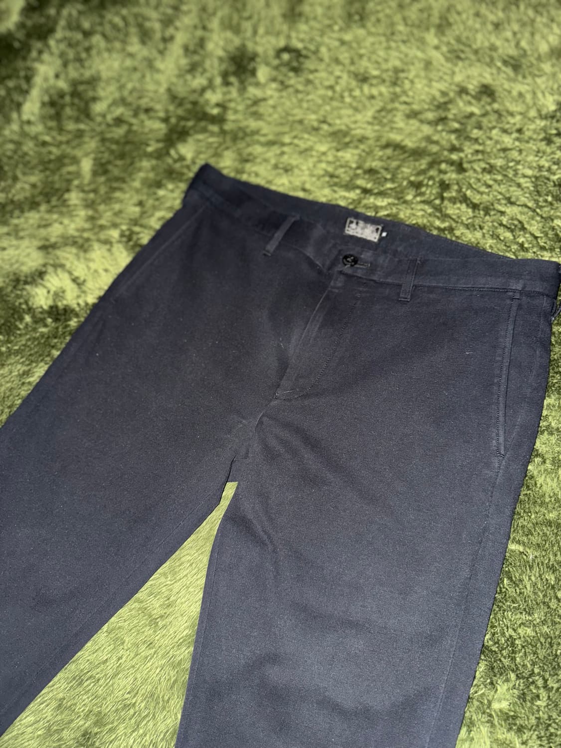 [M] 히스테릭 글래머 코튼 폴리 블렌디드 이지 팬츠 블랙 상품이미지6